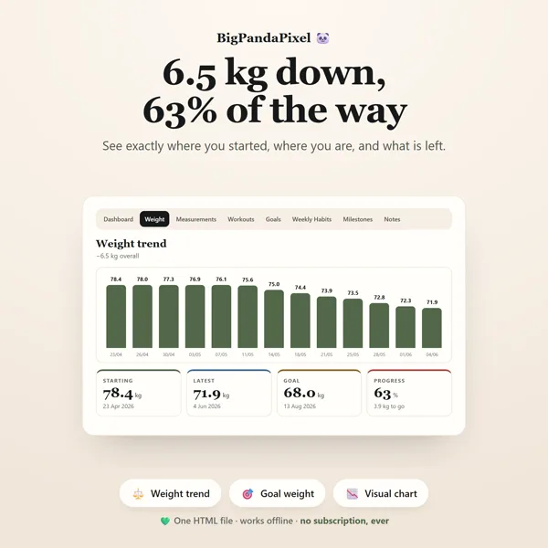 Fitness Progress Tracker screen 03.