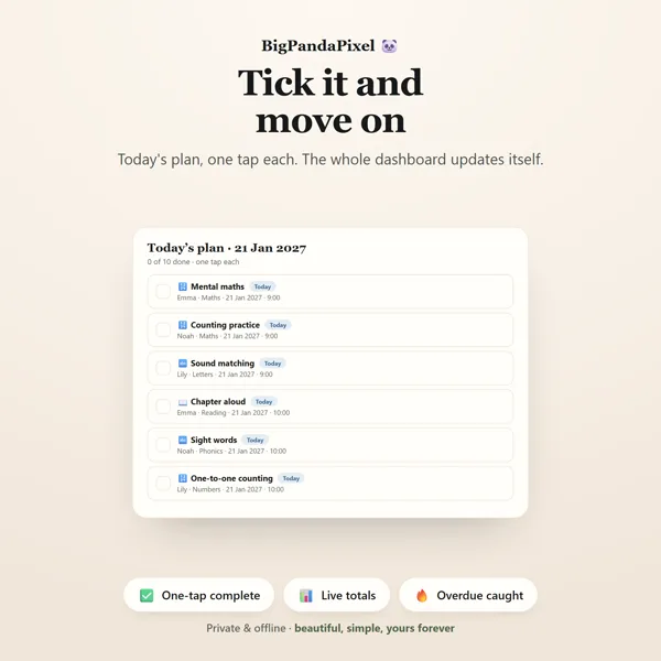 Homeschool Planner screen 06.