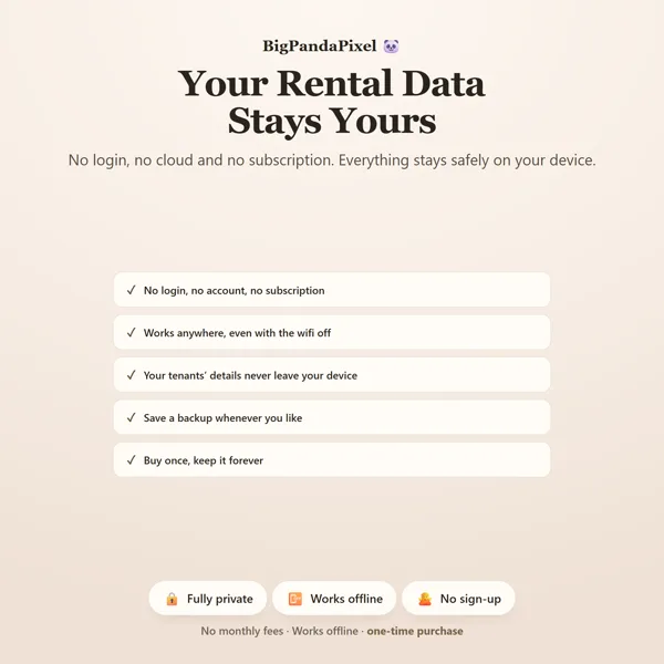 Rental Property Tracker screen 11.