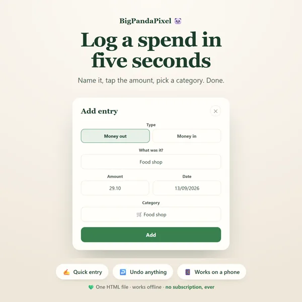 Student Budget Planner screen 06.