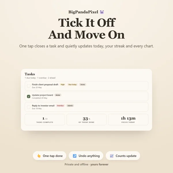 Work From Home Planner screen 06.